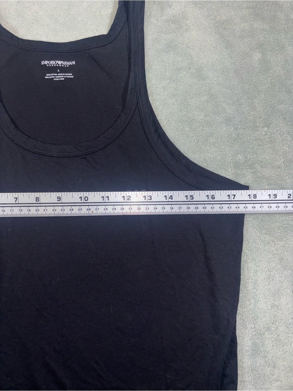 Emporio Armani tank size large 100% cotton - Picture 4 of 6